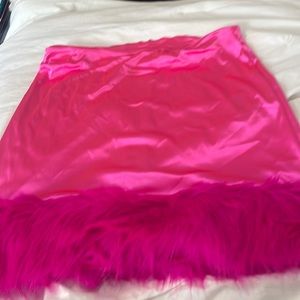 Hot pink skirt XL